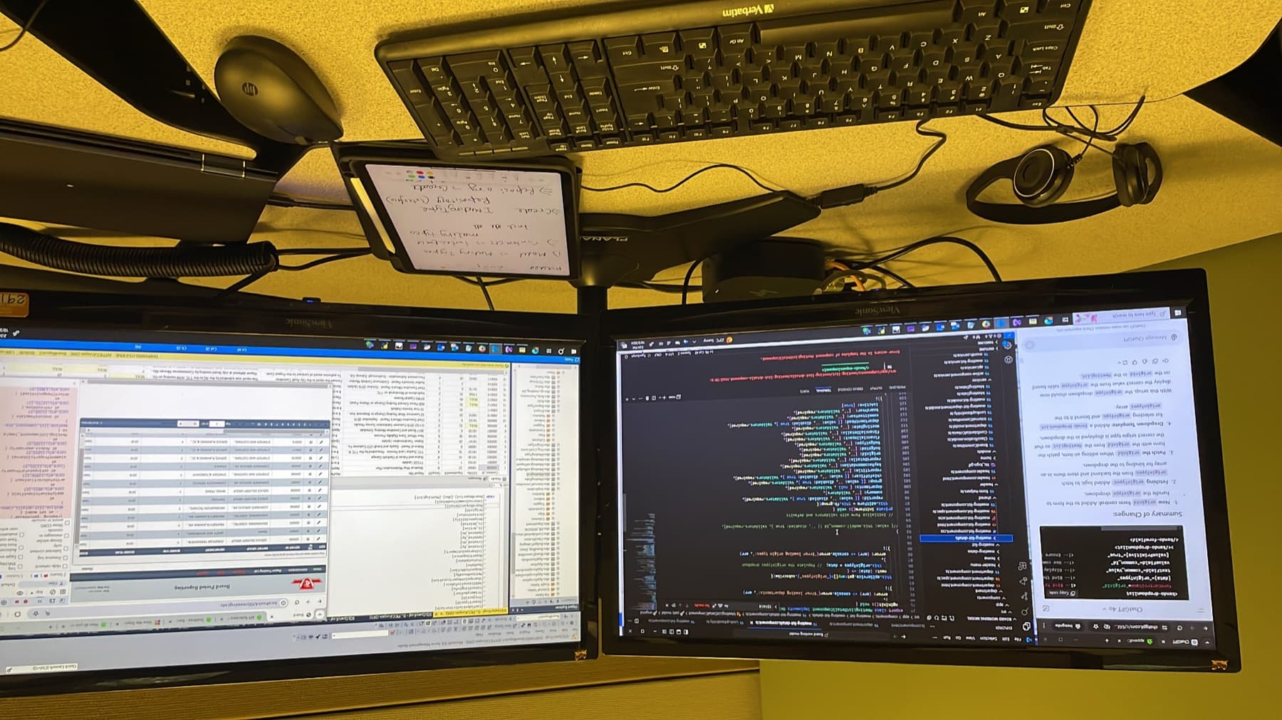 Development workstation during the TTC internship